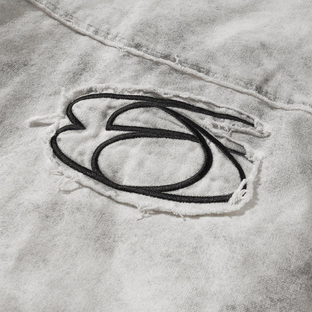 Omirad Distressed Hooded Zip Jacket | Raw-Edge Streetwear