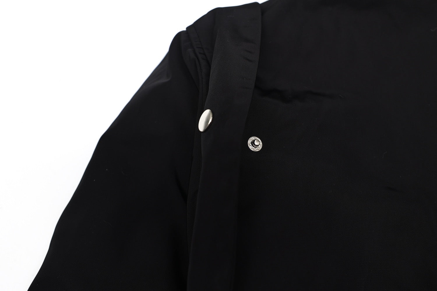Omirad Fur-Trimmed Nylon Hooded Bomber Jacket | Black