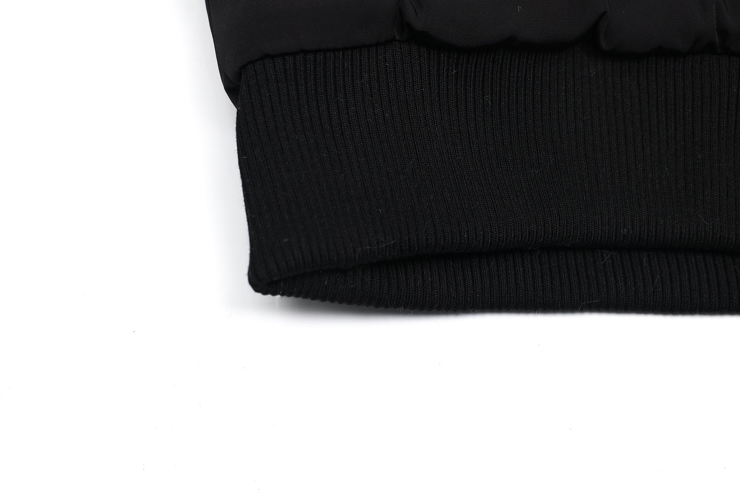 Omirad Fur-Trimmed Nylon Hooded Bomber Jacket | Black