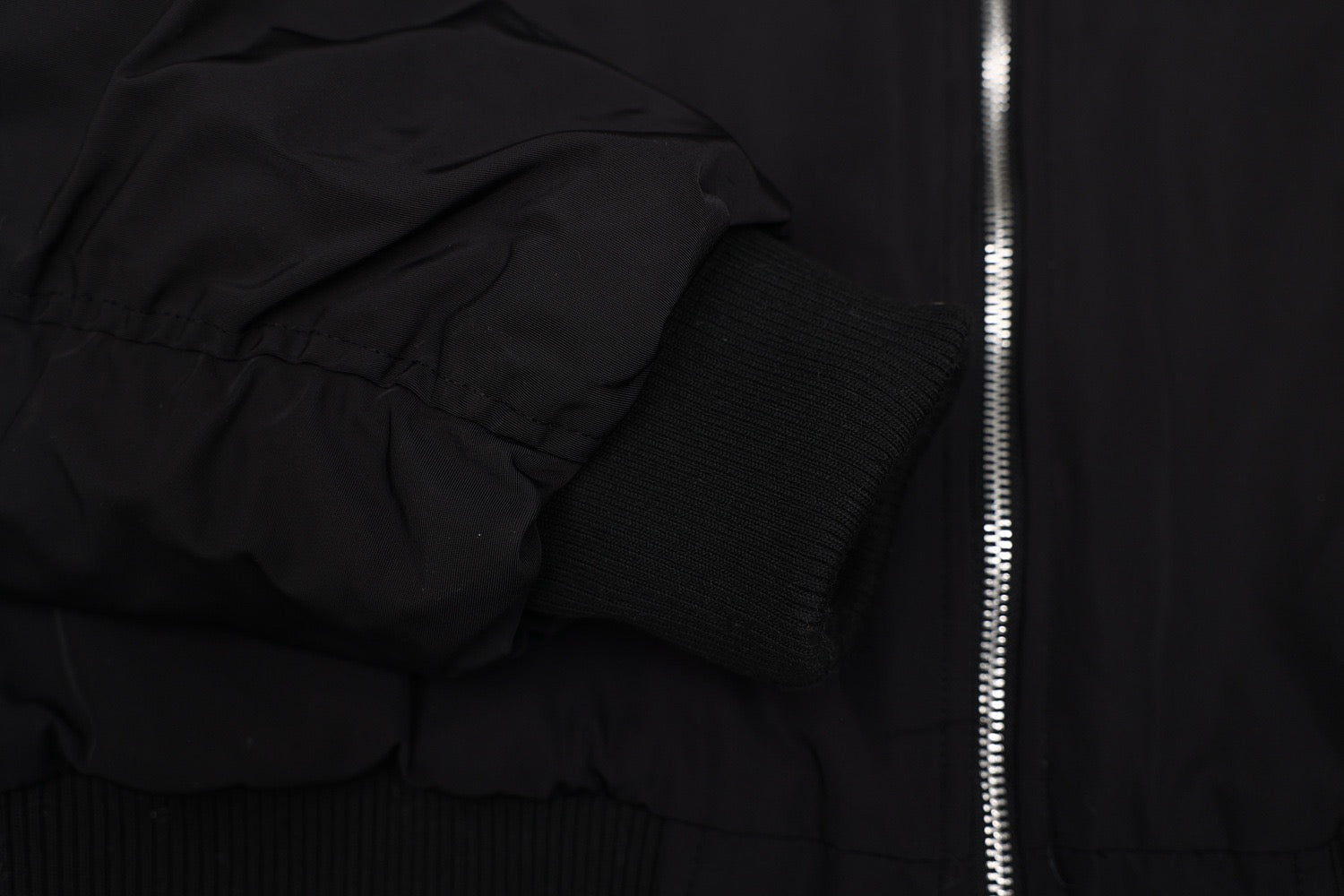 Omirad Fur-Trimmed Nylon Hooded Bomber Jacket | Black