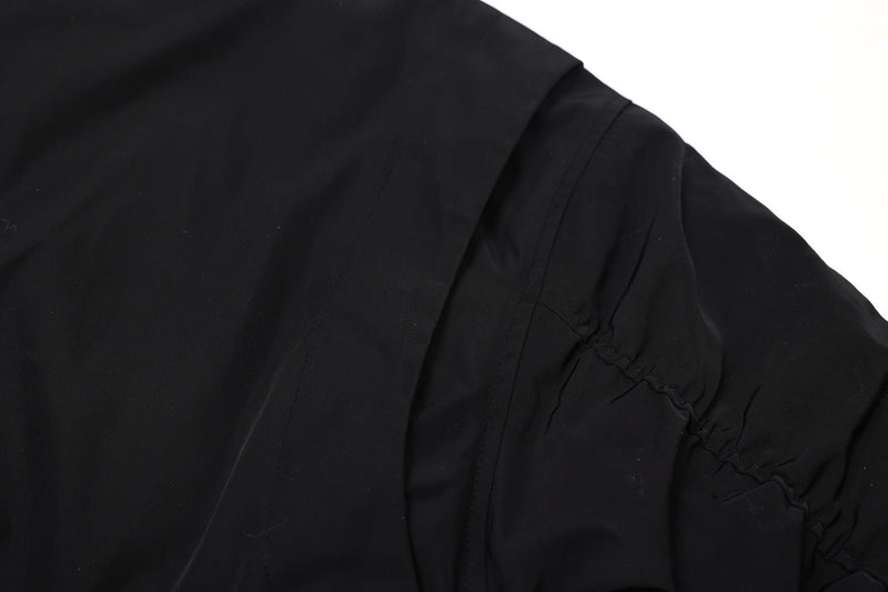 Cropped Bomber Jacket with Fur Collar | Streetwear