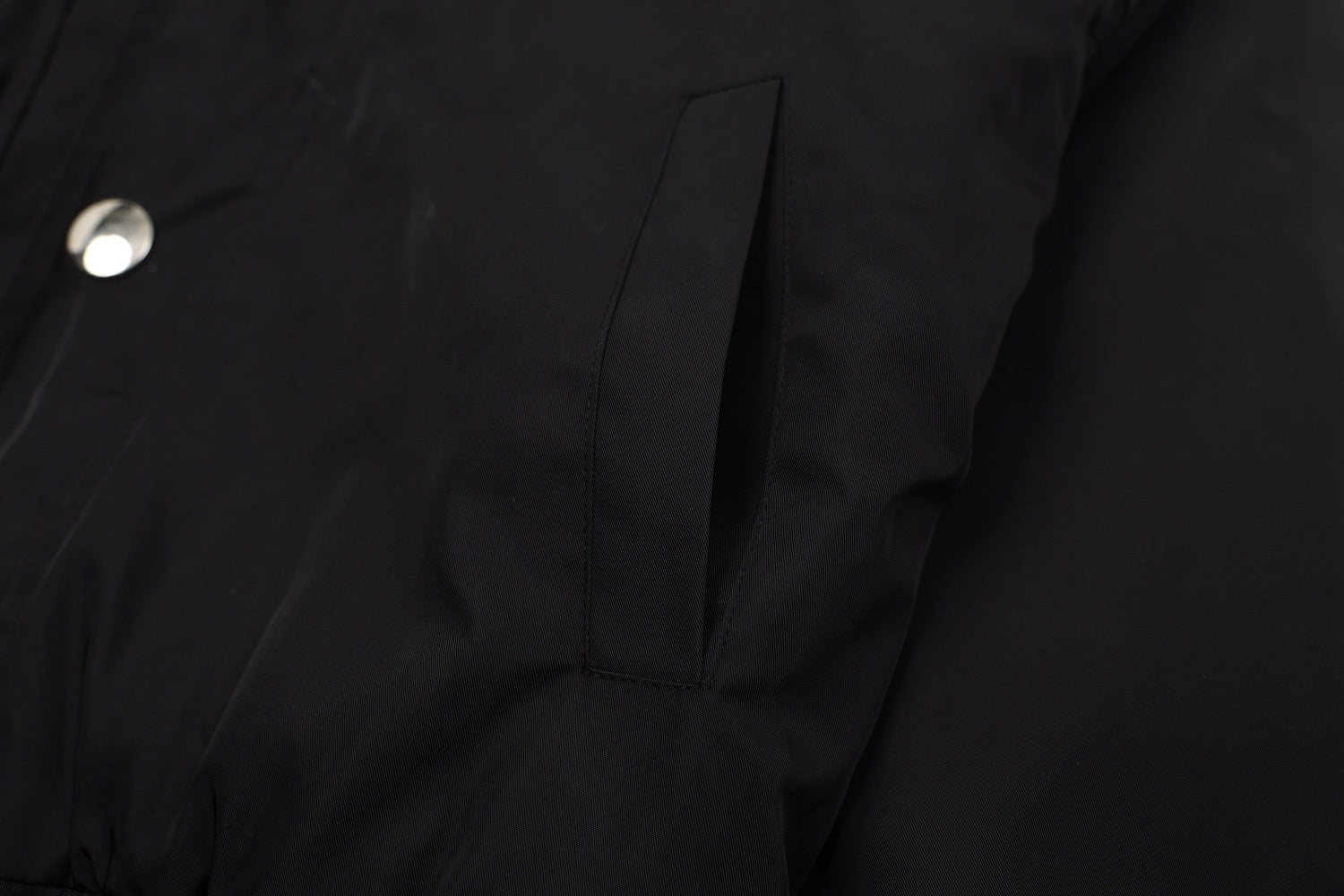 Fur-Lined Hooded Snap Bomber Jacket | Cropped Streetwear