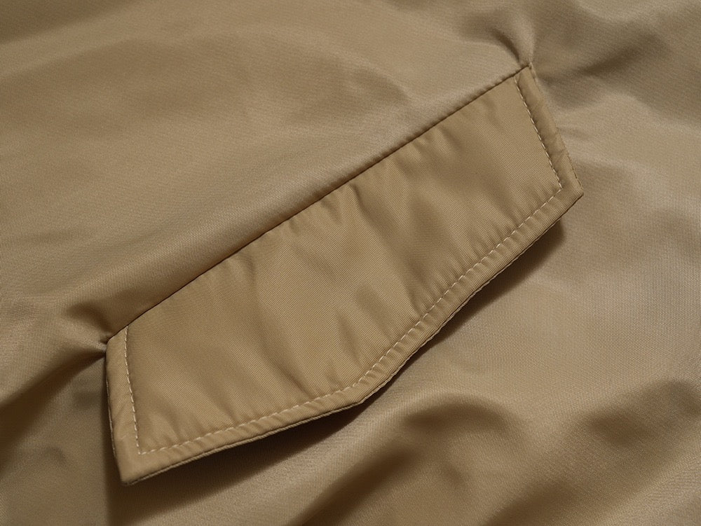 Omirad Fur-Hood Nylon Bomber Jacket | Cropped Streetwear