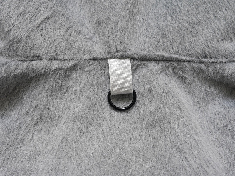 Omirad Fur-Hood Cropped Fleece Jacket | Women's Streetwear