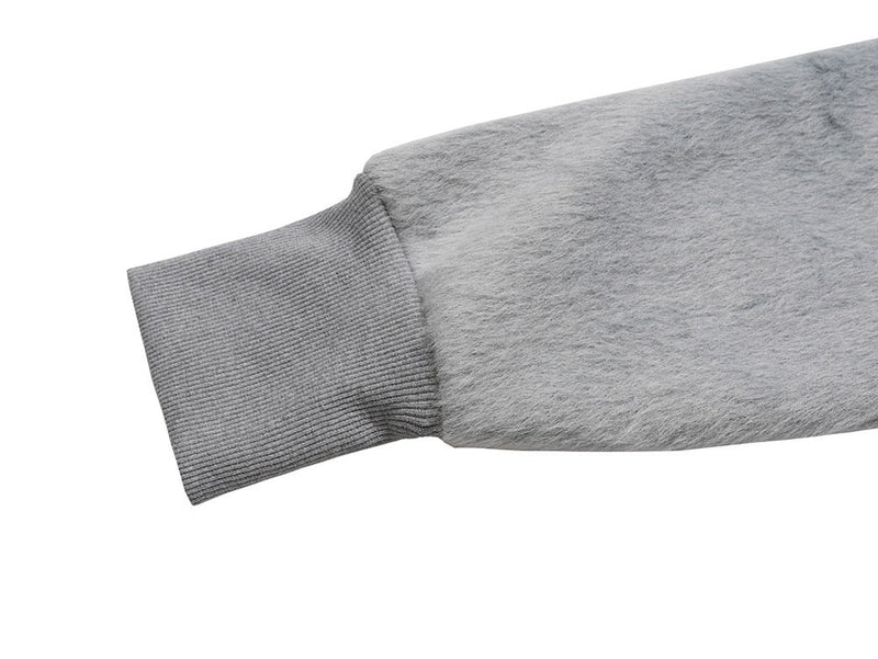 Omirad Fur-Hood Cropped Fleece Jacket | Women's Streetwear