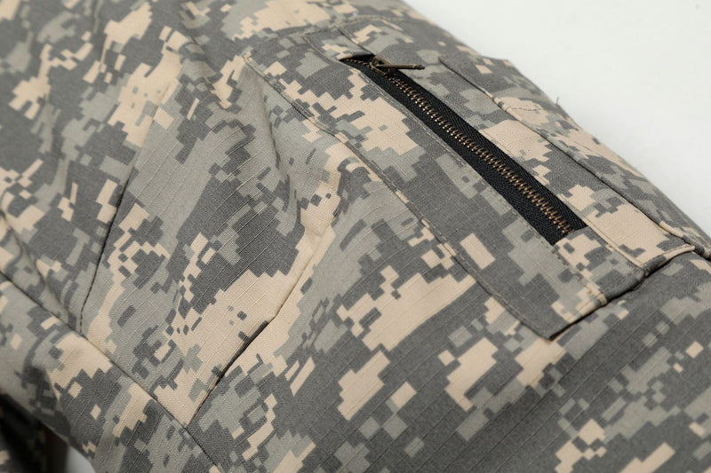 Digital Camo Sherpa Collar Bomber Jacket | Streetwear