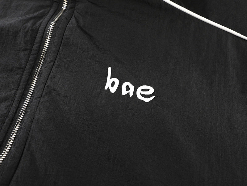 Reflective Piping Zip-Up Track Jacket | Street Sport Style