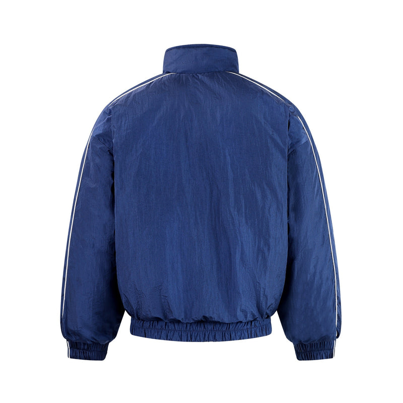 Reflective Piping Zip-Up Track Jacket | Street Sport Style