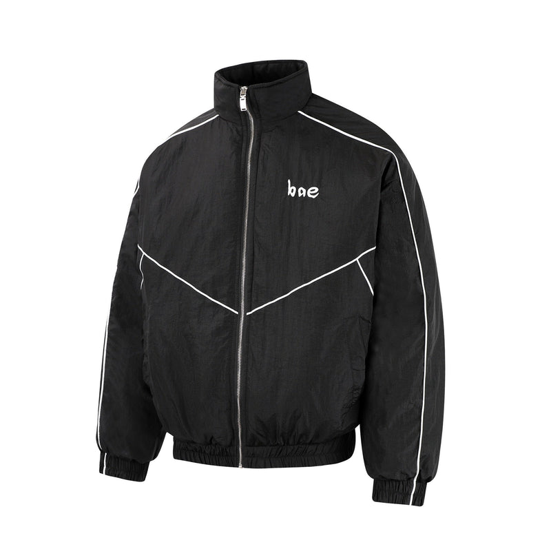 Reflective Piping Zip-Up Track Jacket | Street Sport Style