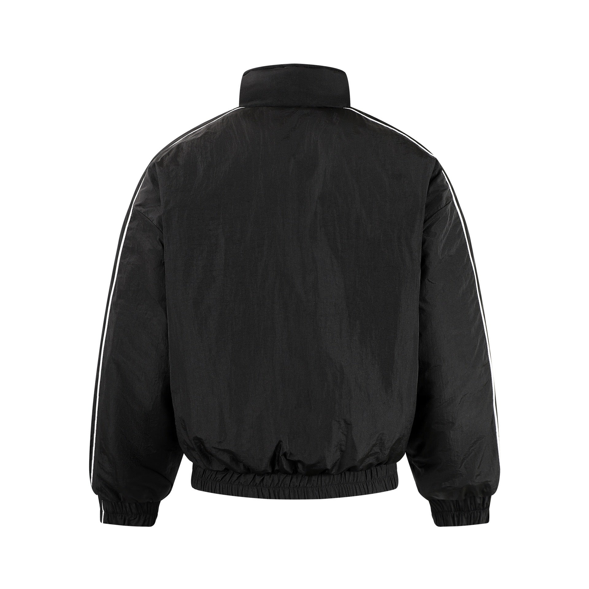 Reflective Piping Zip-Up Track Jacket | Street Sport Style