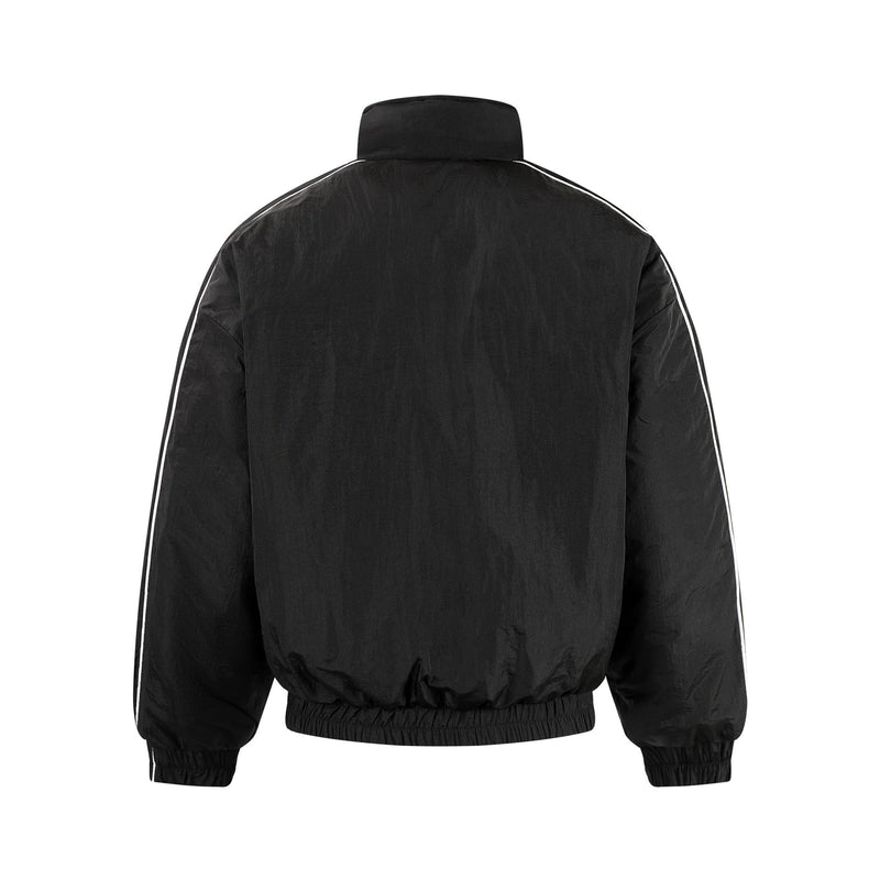 Reflective Piping Zip-Up Track Jacket | Street Sport Style