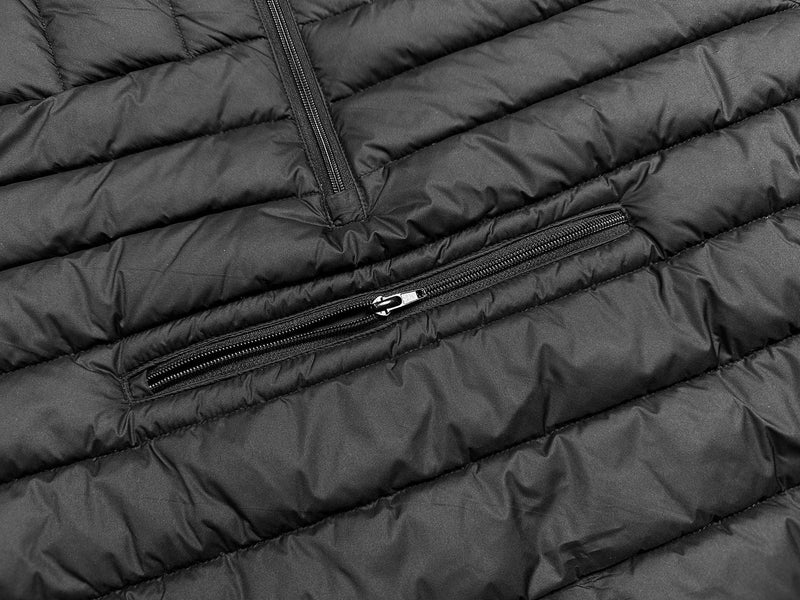 Omirad Quilted Half-Zip Puffer Hoodie | Lightweight Streetwear