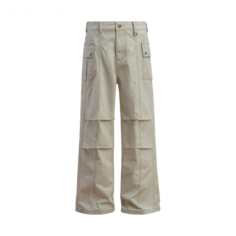 Omirad Utility Panel Wide-Leg Cargo Pants | 100% Cotton