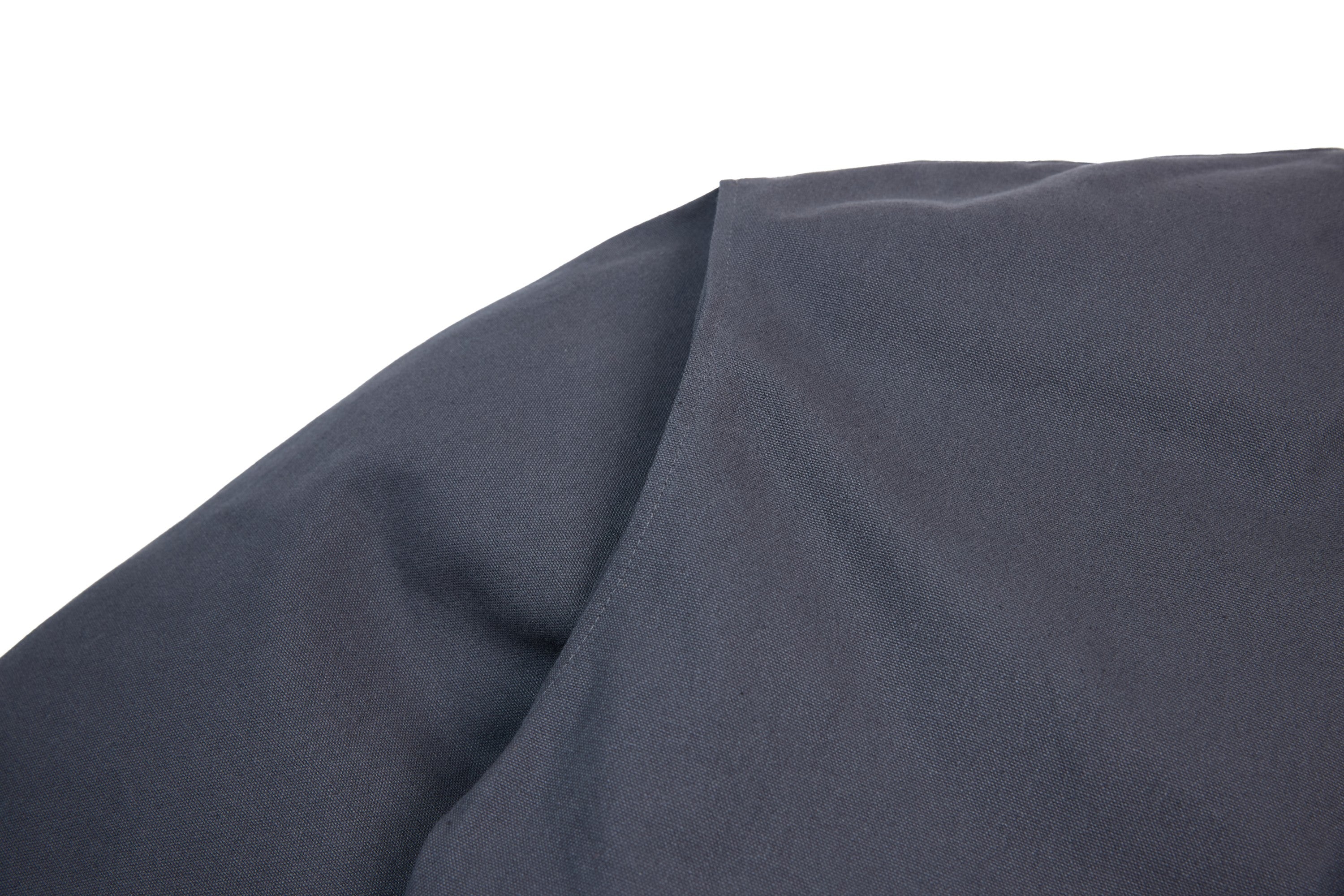 MADE NORECORDXX Embroidered Cropped Zip Jacket – Slate Blue