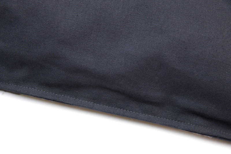 MADE NORECORDXX Embroidered Cropped Zip Jacket – Slate Blue