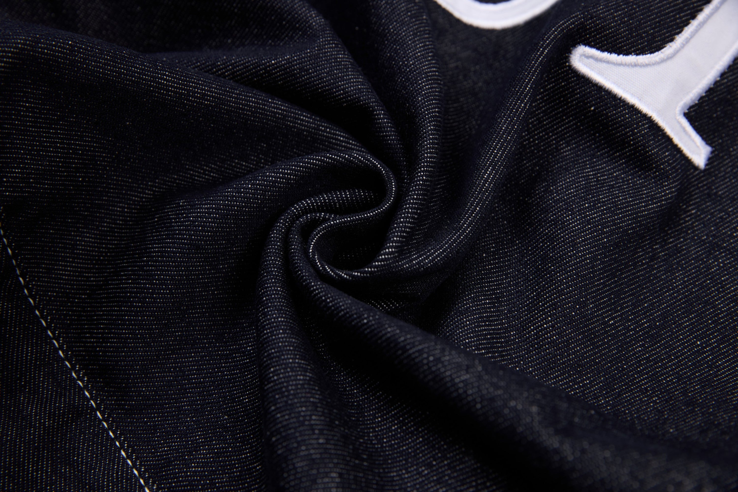 Omirad Mixed-Panel Denim Work Jacket | Contrast Sleeve