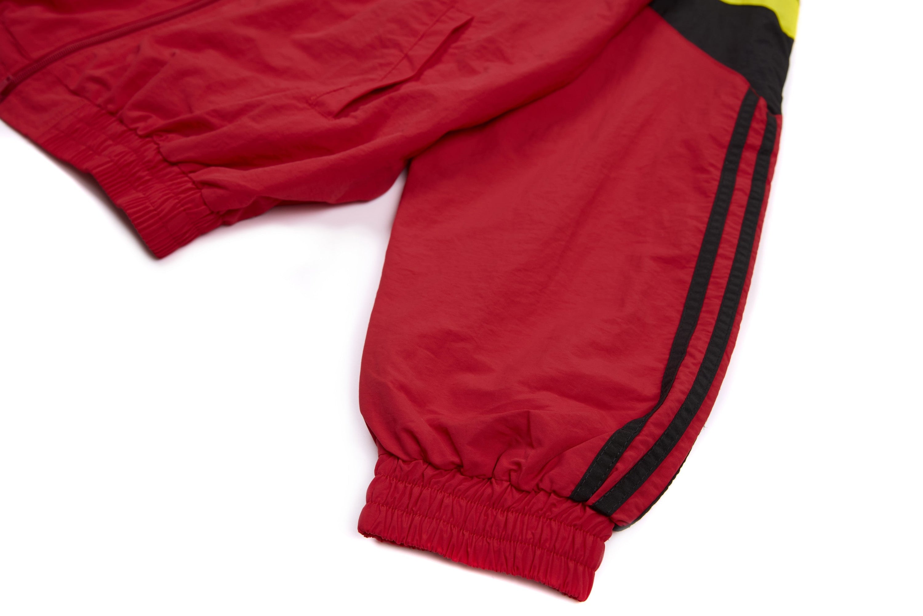 Arsenal Colorblock Track Jacket | Red Yellow Retro Windbreaker