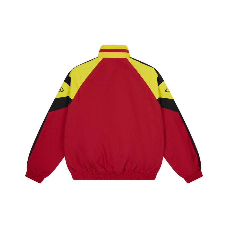 Arsenal Colorblock Track Jacket | Red Yellow Retro Windbreaker