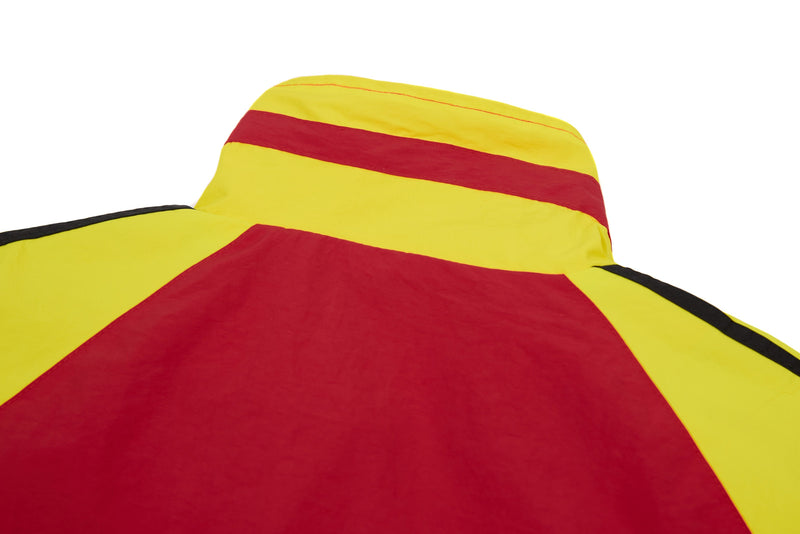 Arsenal Colorblock Track Jacket | Red Yellow Retro Windbreaker