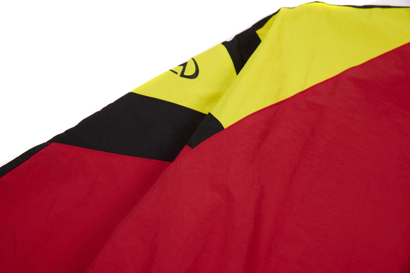 Arsenal Colorblock Track Jacket | Red Yellow Retro Windbreaker