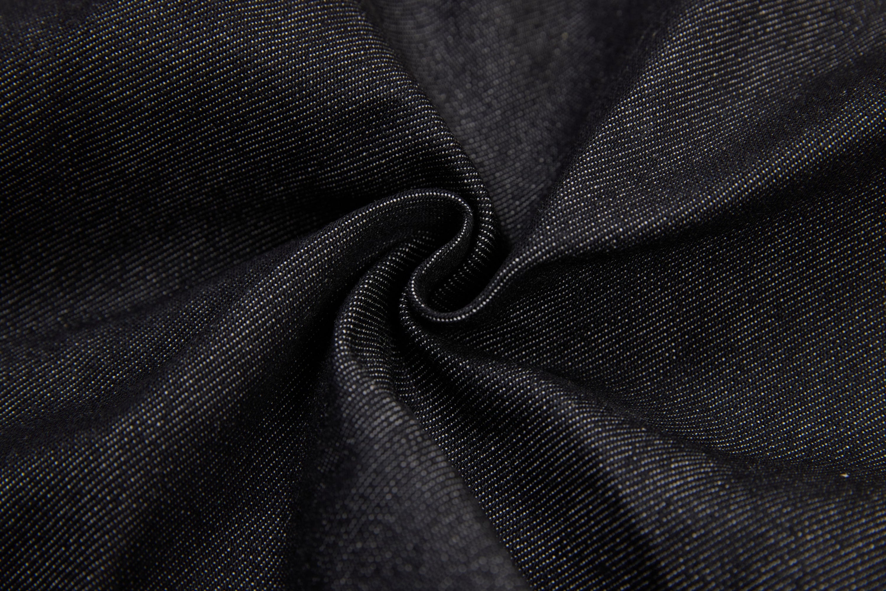Questionmark Classic Black Denim Jacket with Leopard Lining