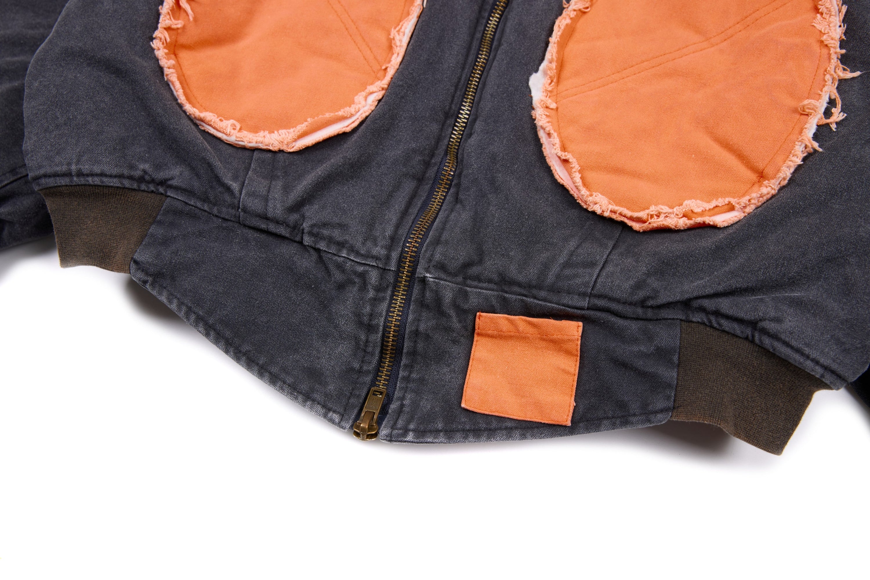 Omirad Patchwork Cotton Bomber Jacket | Cropped Streetwear