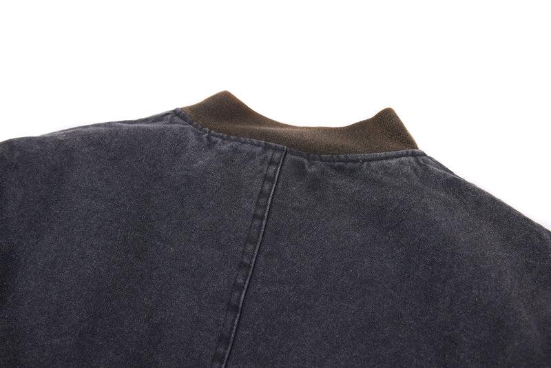 Omirad Patchwork Cotton Bomber Jacket | Cropped Streetwear
