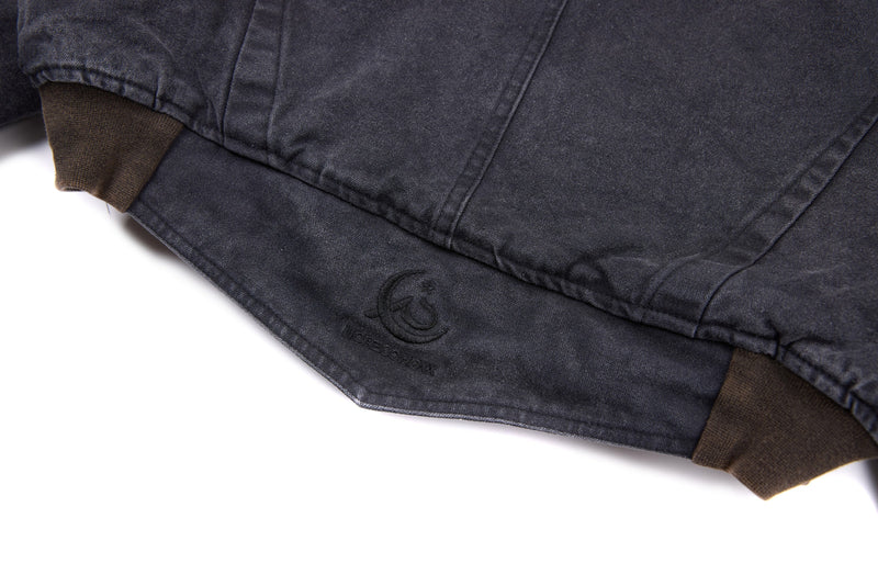 Omirad Patchwork Cotton Bomber Jacket | Cropped Streetwear
