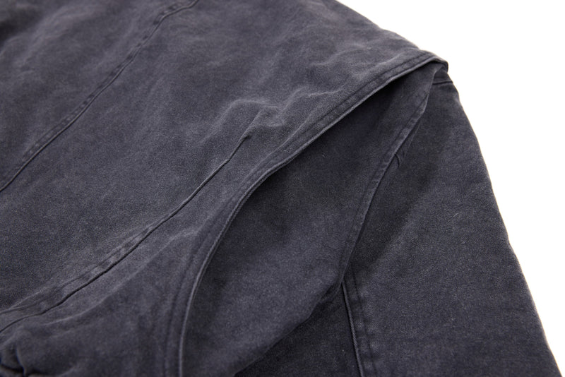 Omirad Patchwork Cotton Bomber Jacket | Cropped Streetwear