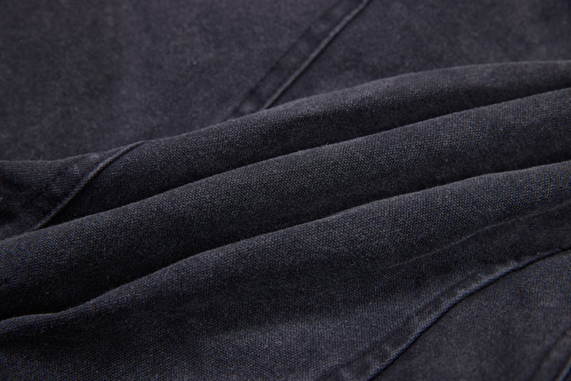 Omirad Patchwork Cotton Bomber Jacket | Cropped Streetwear