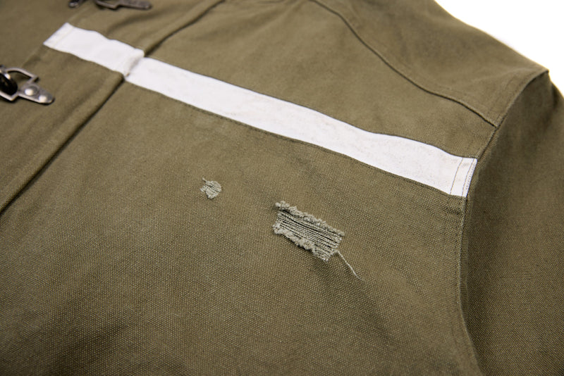 Omirad Buckle-Up Hooded Cotton Jacket | Utility Streetwear