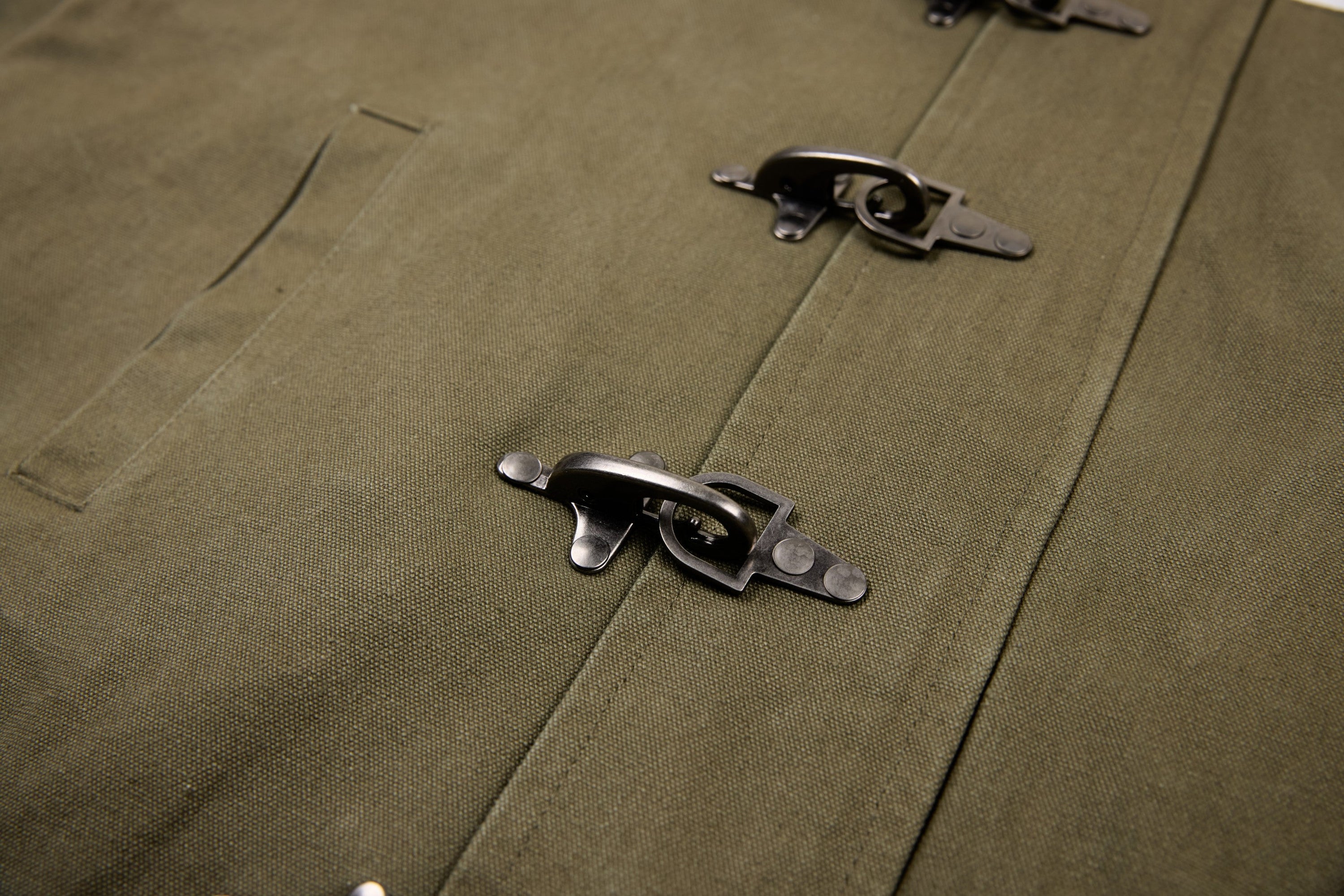 Omirad Buckle-Up Hooded Cotton Jacket | Utility Streetwear