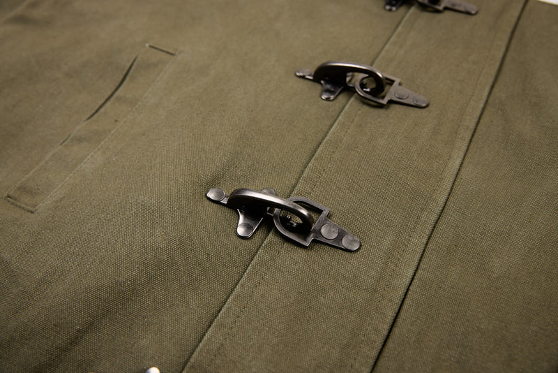 Omirad Buckle-Up Hooded Cotton Jacket | Utility Streetwear