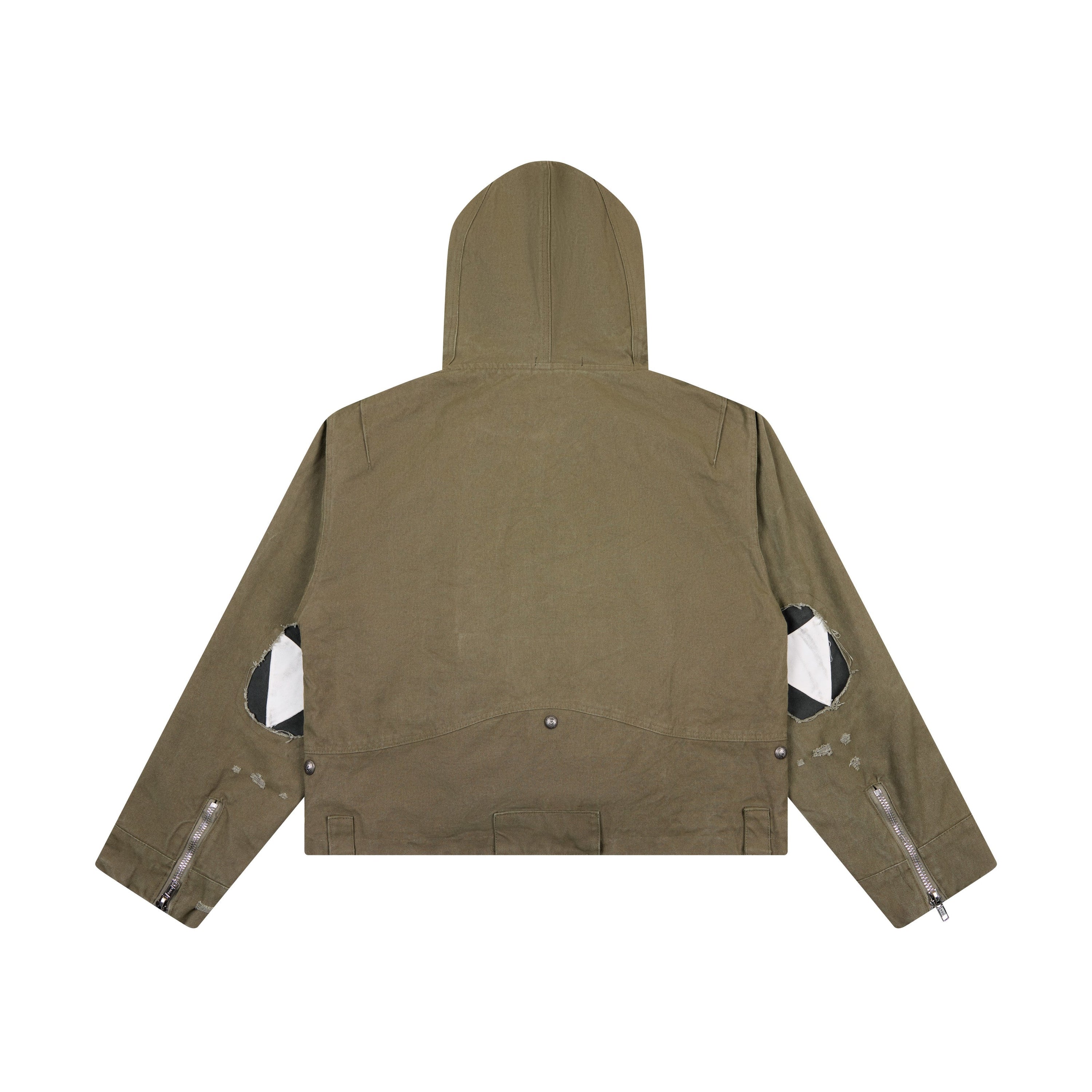 Omirad Buckle-Up Hooded Cotton Jacket | Utility Streetwear
