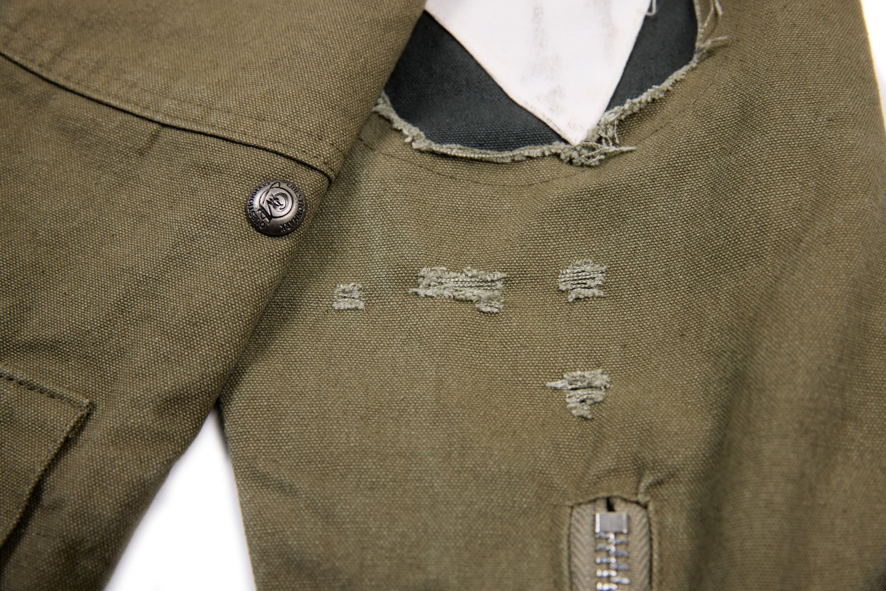 Omirad Buckle-Up Hooded Cotton Jacket | Utility Streetwear