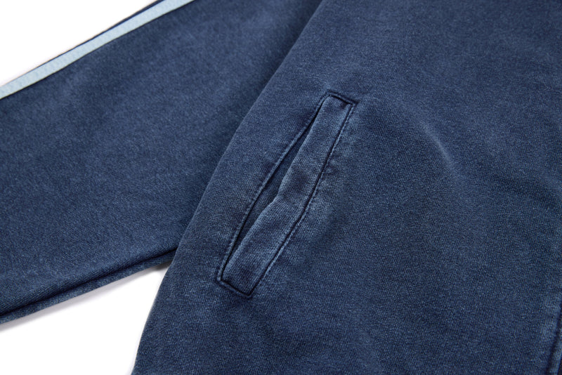 Q.Mark Crest Track Jacket | Vintage-Wash Cotton Zip-Up