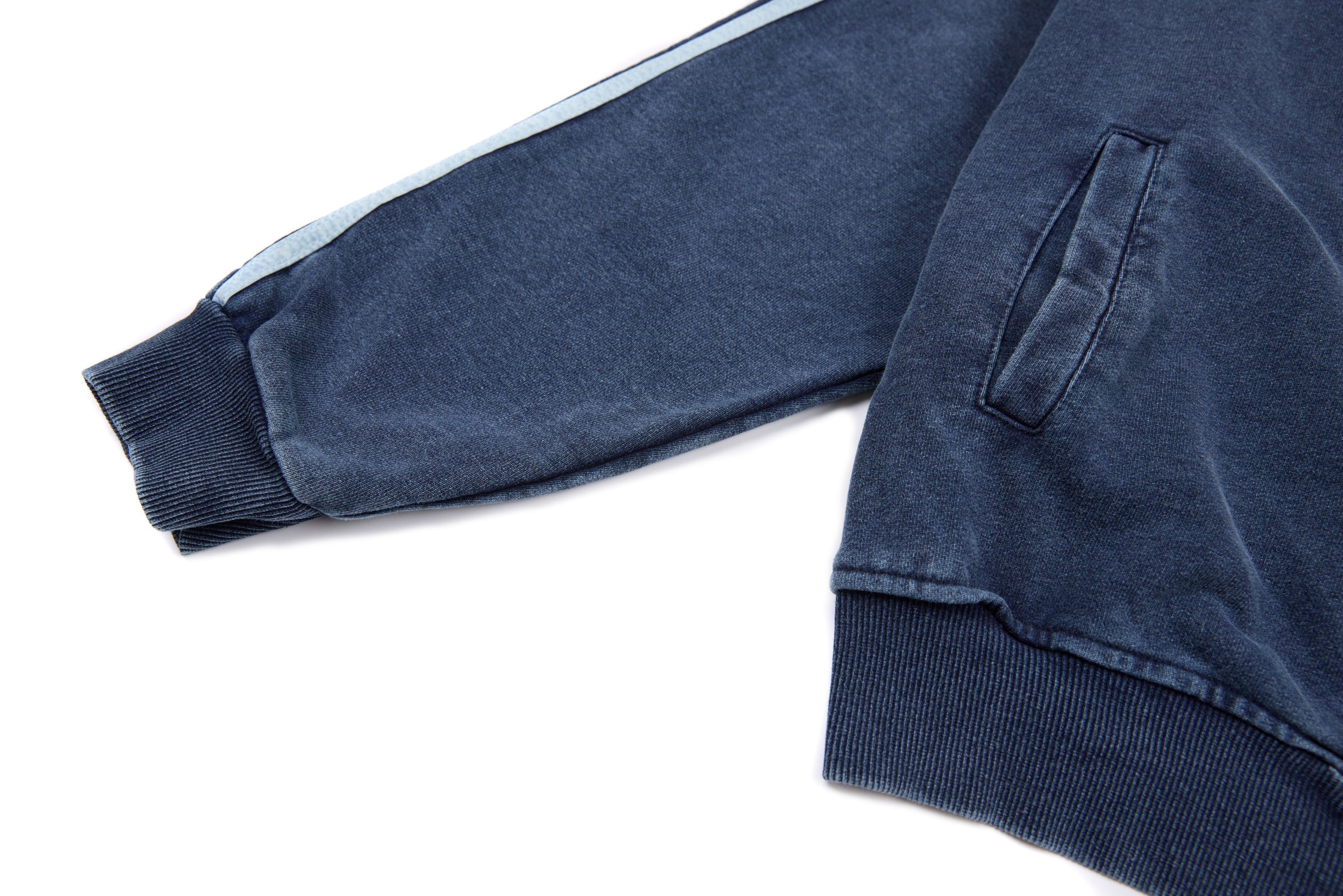 Q.Mark Crest Track Jacket | Vintage-Wash Cotton Zip-Up