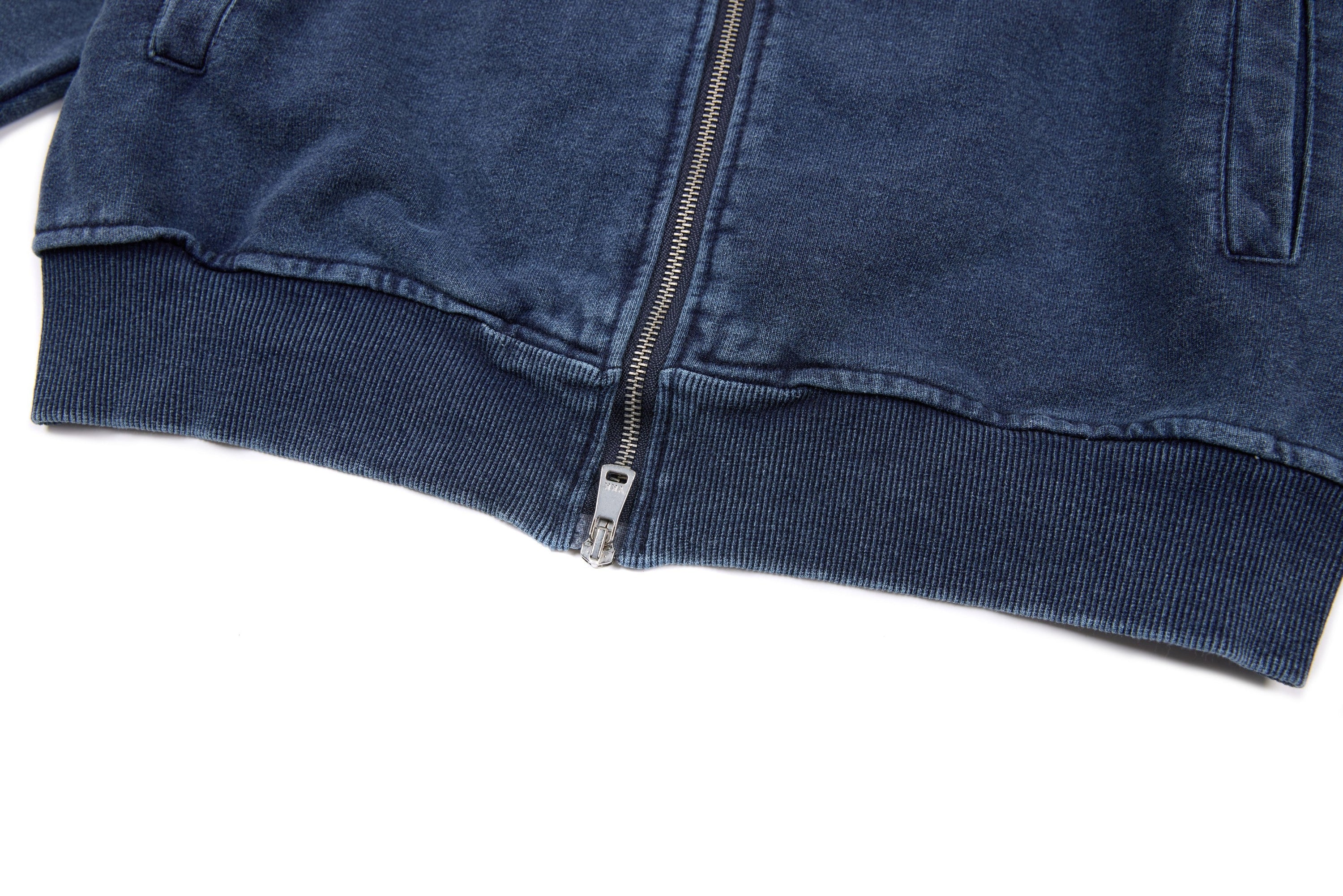 Q.Mark Crest Track Jacket | Vintage-Wash Cotton Zip-Up