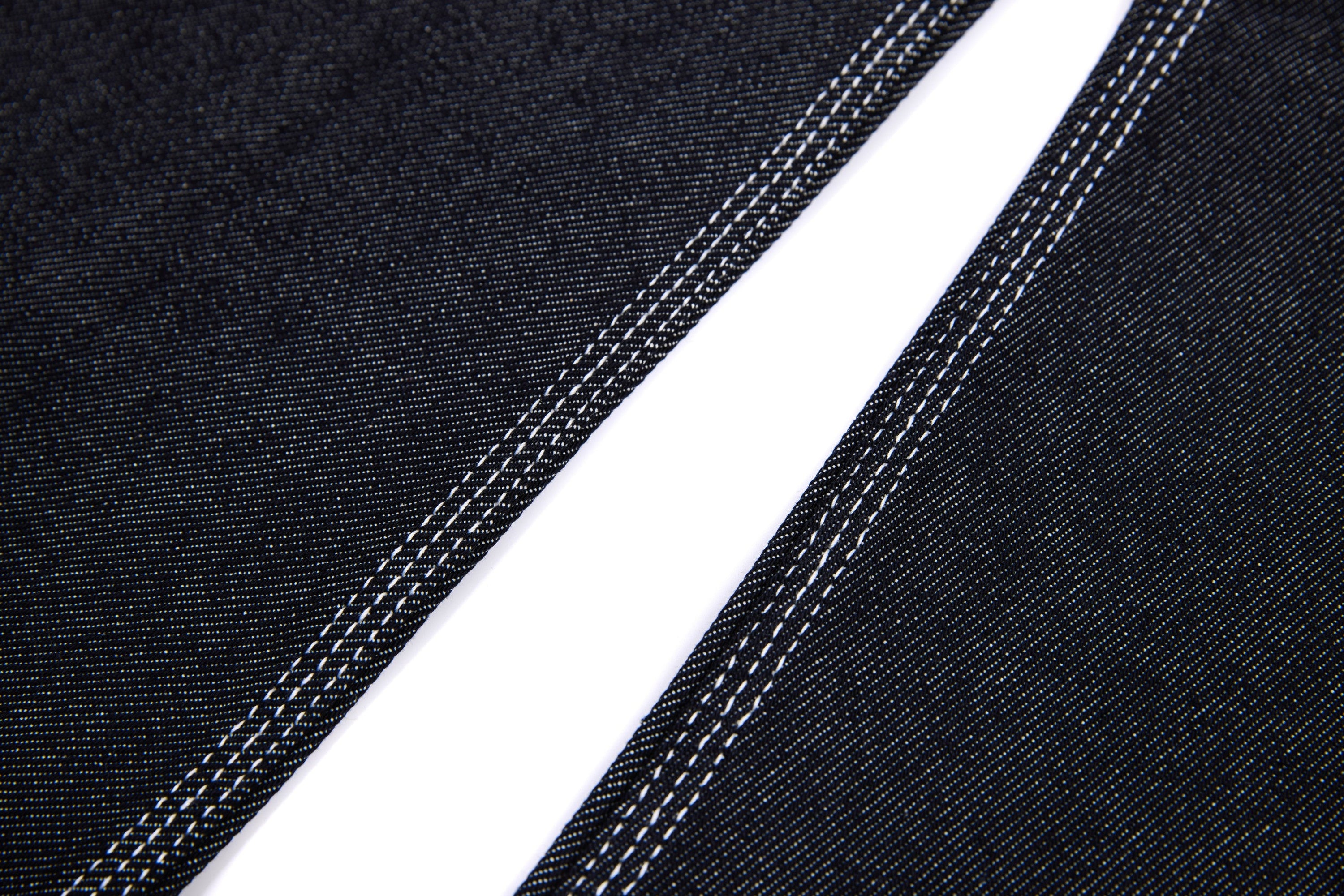 Omirad Heavy Stitch Barrel Denim Jeans | Black Streetwear