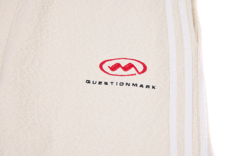 Omirad Wide-Leg Cotton Track Pants | Cream Streetwear