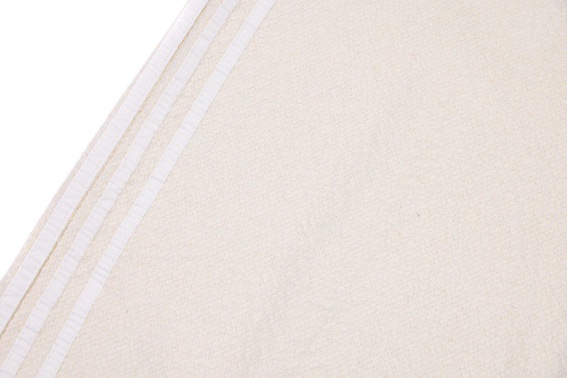 Omirad Wide-Leg Cotton Track Pants | Cream Streetwear