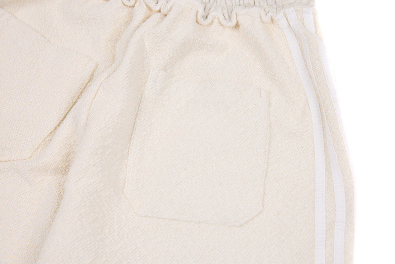 Omirad Wide-Leg Cotton Track Pants | Cream Streetwear