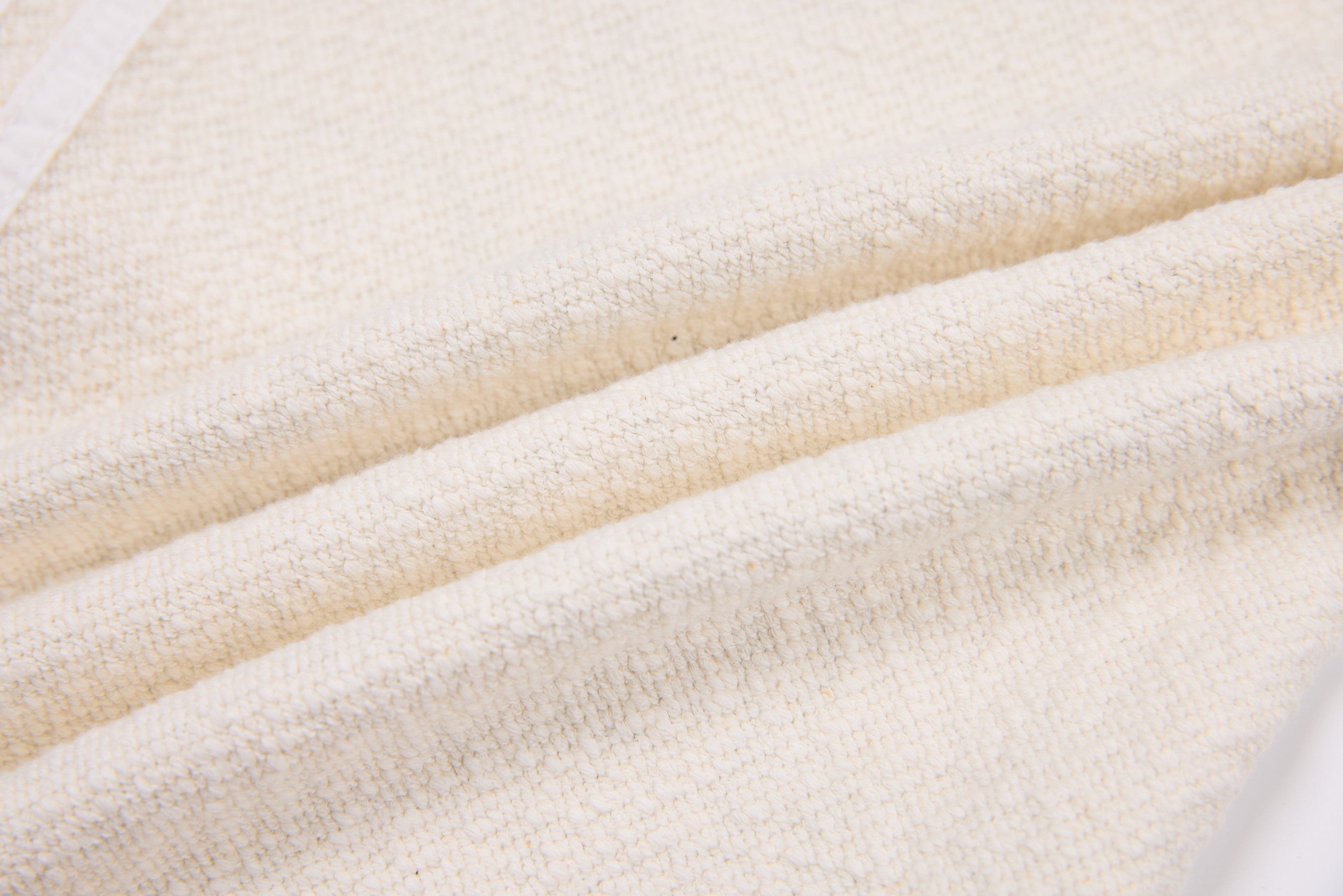 Omirad Wide-Leg Cotton Track Pants | Cream Streetwear