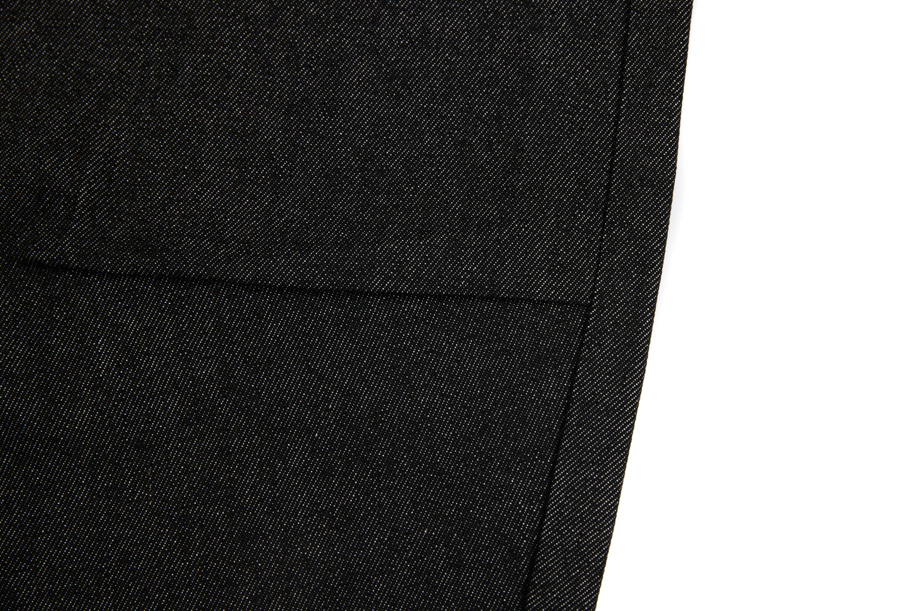 Omirad Heavy Stitch Barrel Leg Jeans | Black Denim