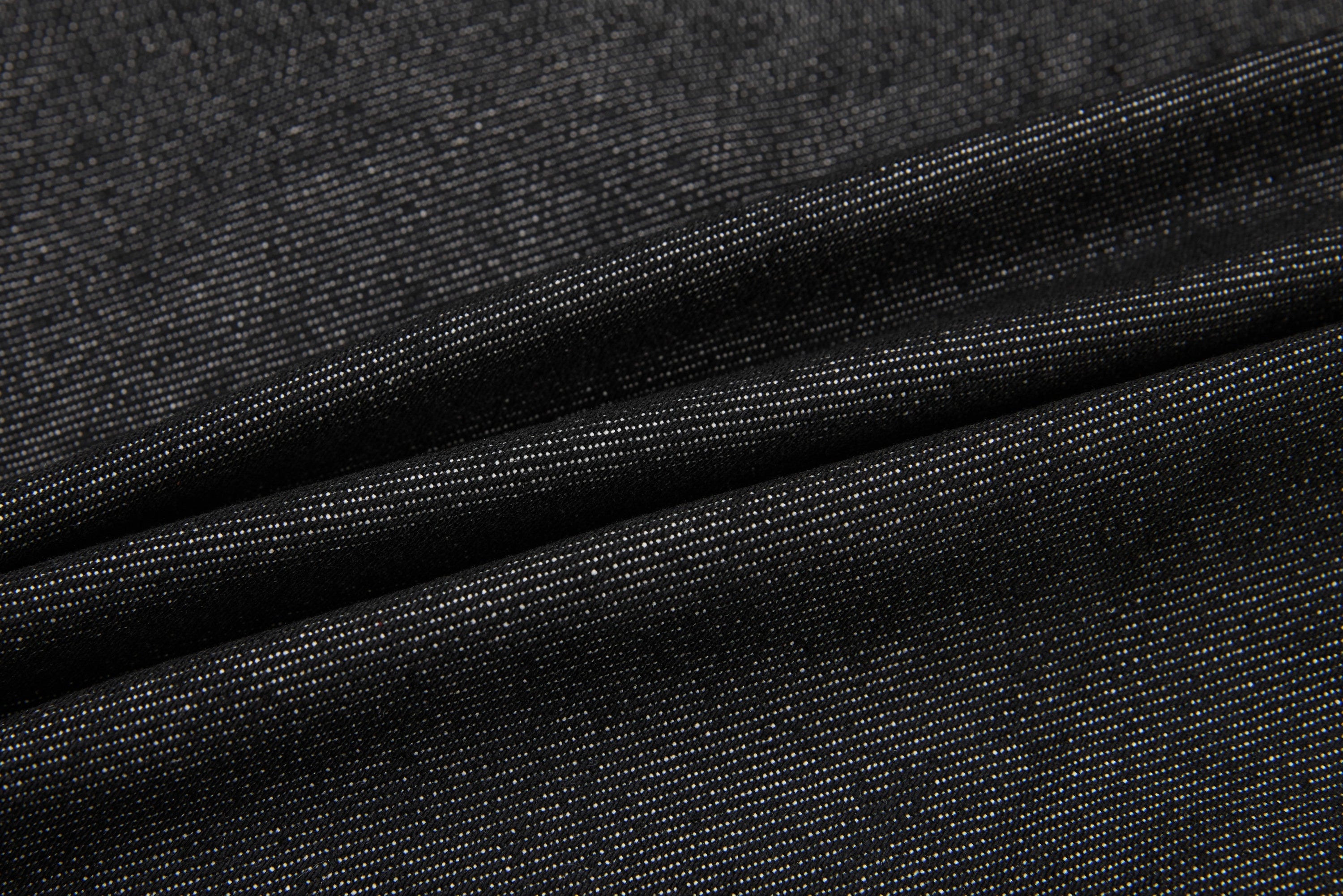 Omirad Heavy Stitch Barrel Leg Jeans | Black Denim