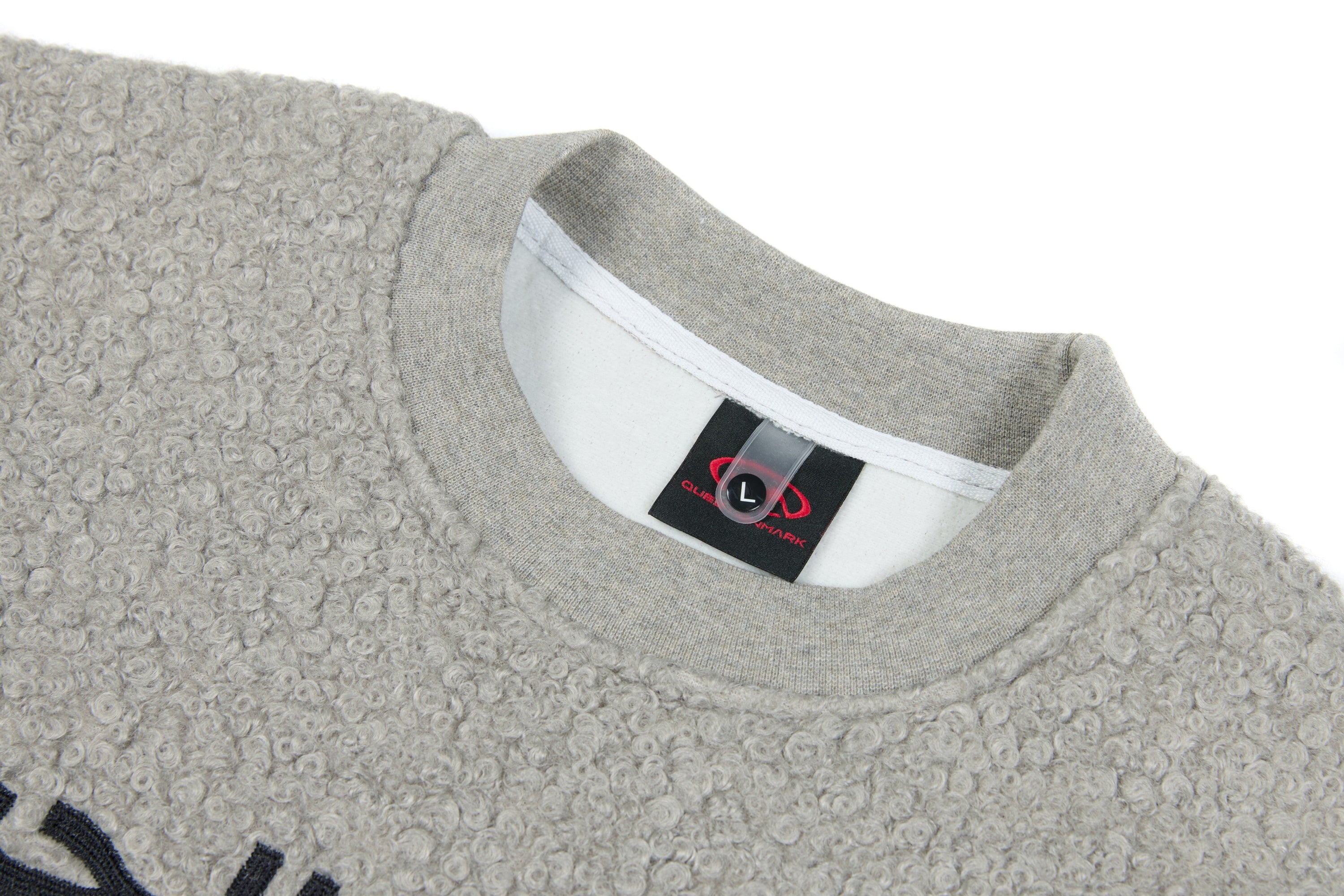 Omirad Arabic Text Fleece Sweatshirt | Streetwear Crewneck