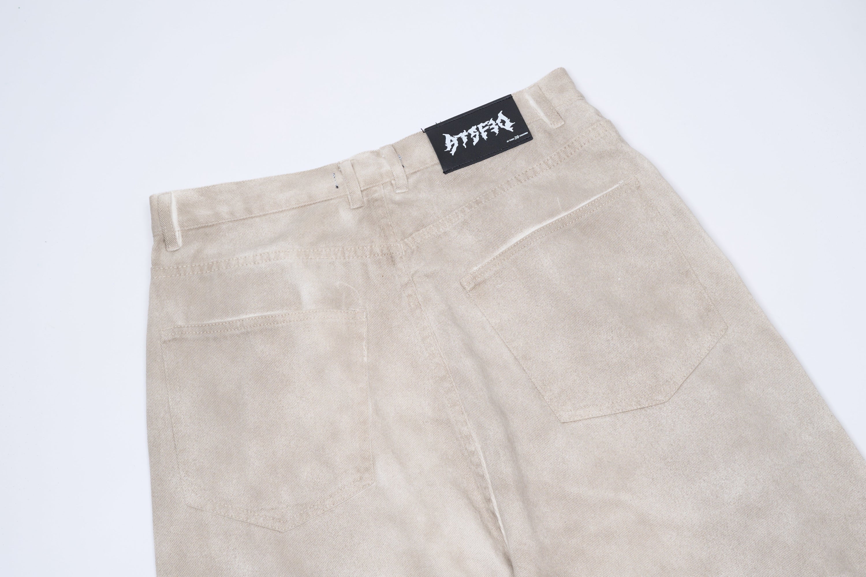 Omirad Washed Utility Cargo Wide-Leg Pants | 100% Cotton