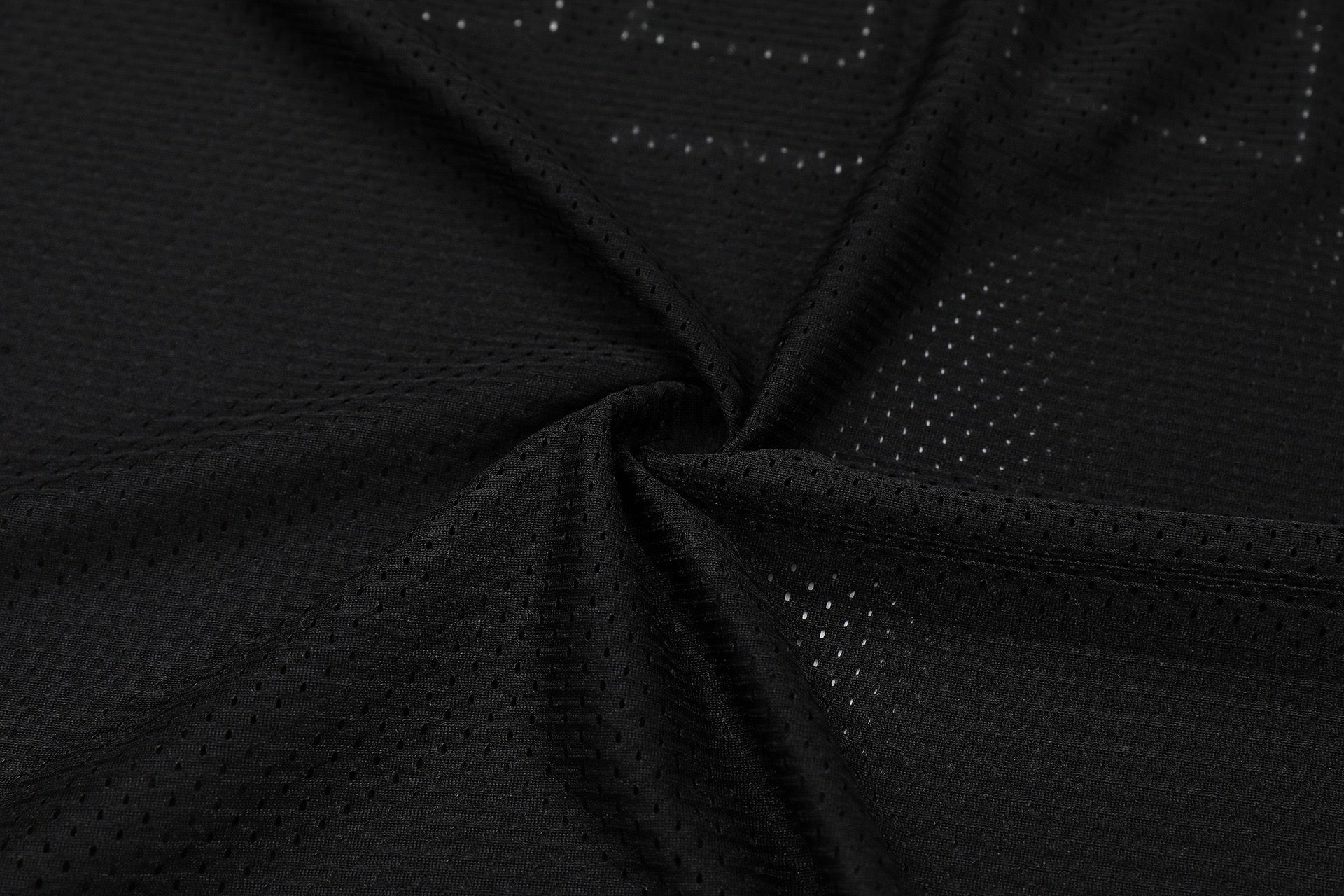 VIP Mesh Football Tee | Leather-Look Panels Streetwear Jersey