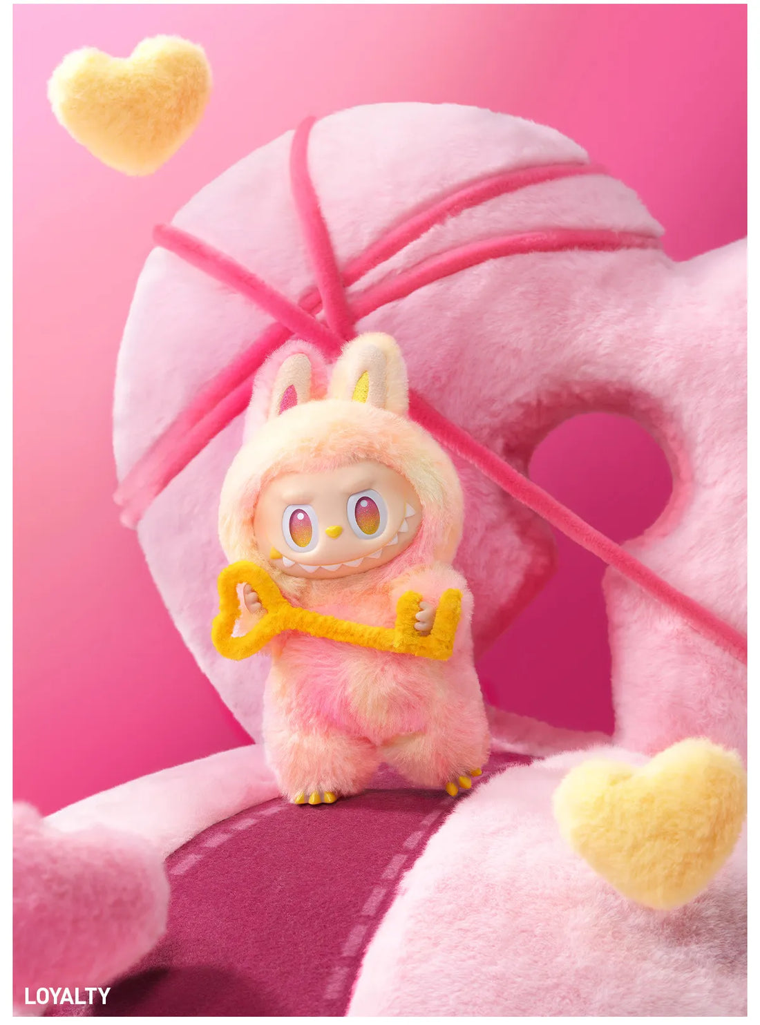 POP MART Labubu LOYALTY Plush Doll Keychain – The Monsters Energy Series Collectible