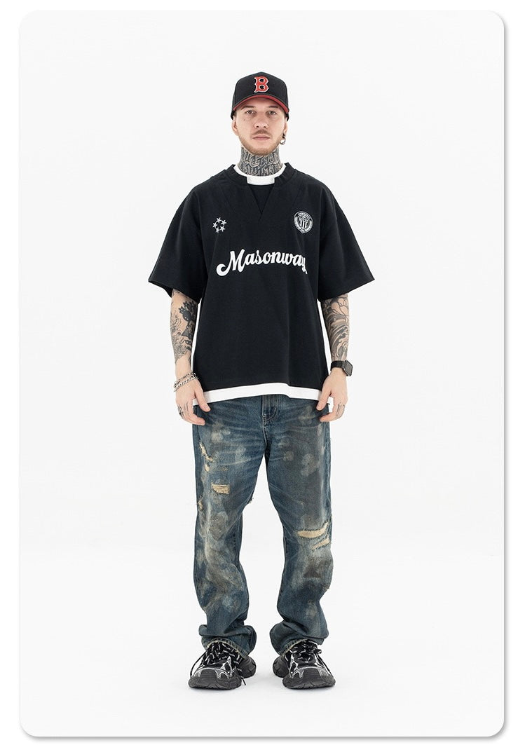 Masonway Football Tee | Streetwear Soccer Jersey Shirt